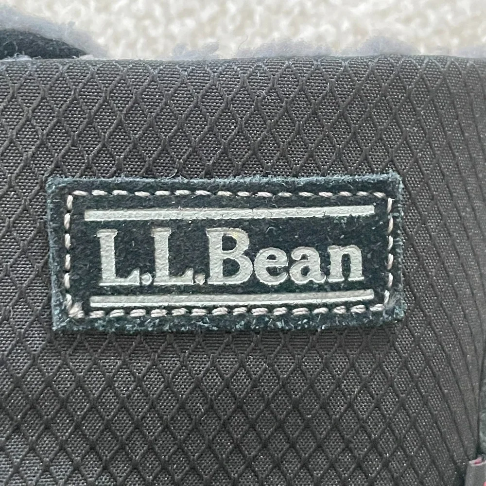 LL Bean Youth Boots Insulated 200g Waterproof Tek 2.5 Laceup Size 3 Black Duck